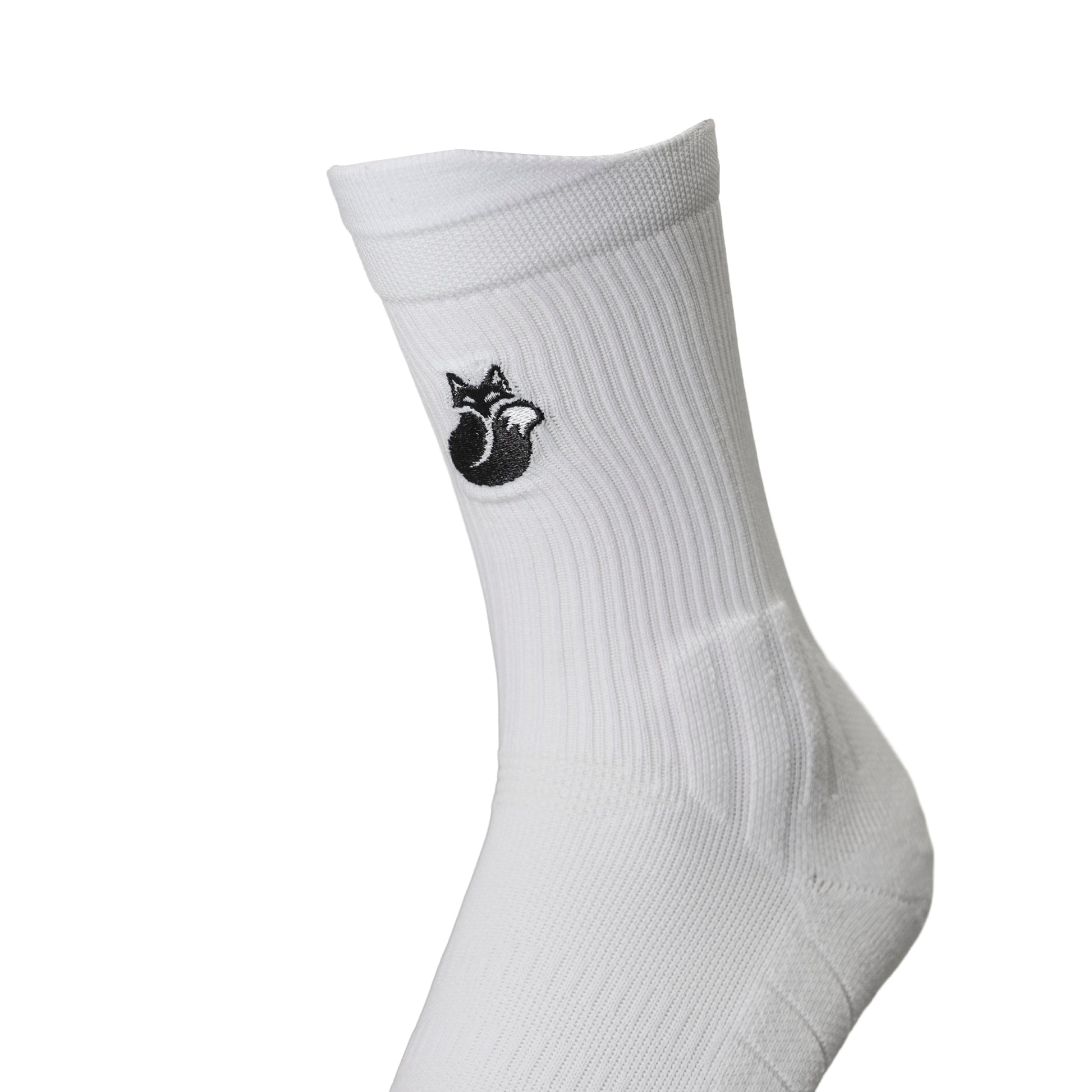 Calcetin Zenit Crew Tilki Lehinde Black/White BLANCO