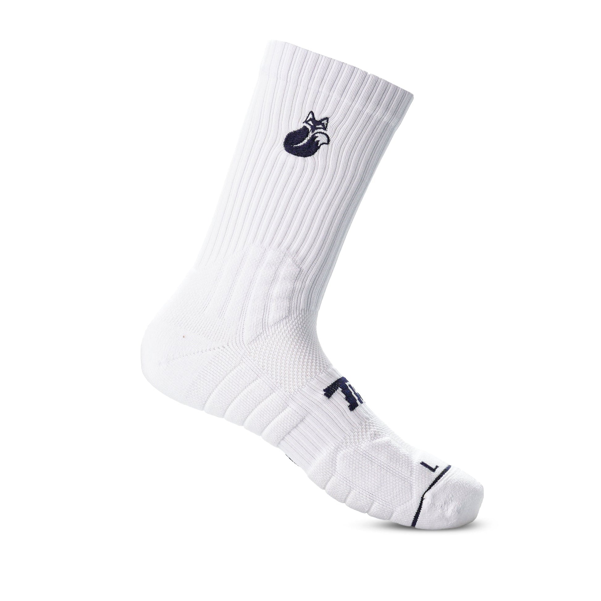 Calcetin Crew D4 blanco colores Tilki Lehinde - Sur SportsVestuario