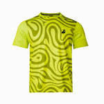 Polera Full Print Pro KIDS Tilki - Amarillo Fluor