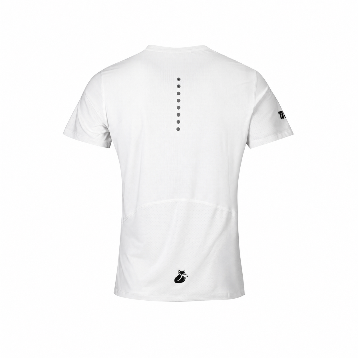 Polera Mix/Mesh Pro Mujer Tilki Lehinde Blanco/Negro