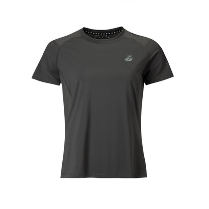 Polera Mix/Mesh Pro Mujer Tilki Lehinde Gris