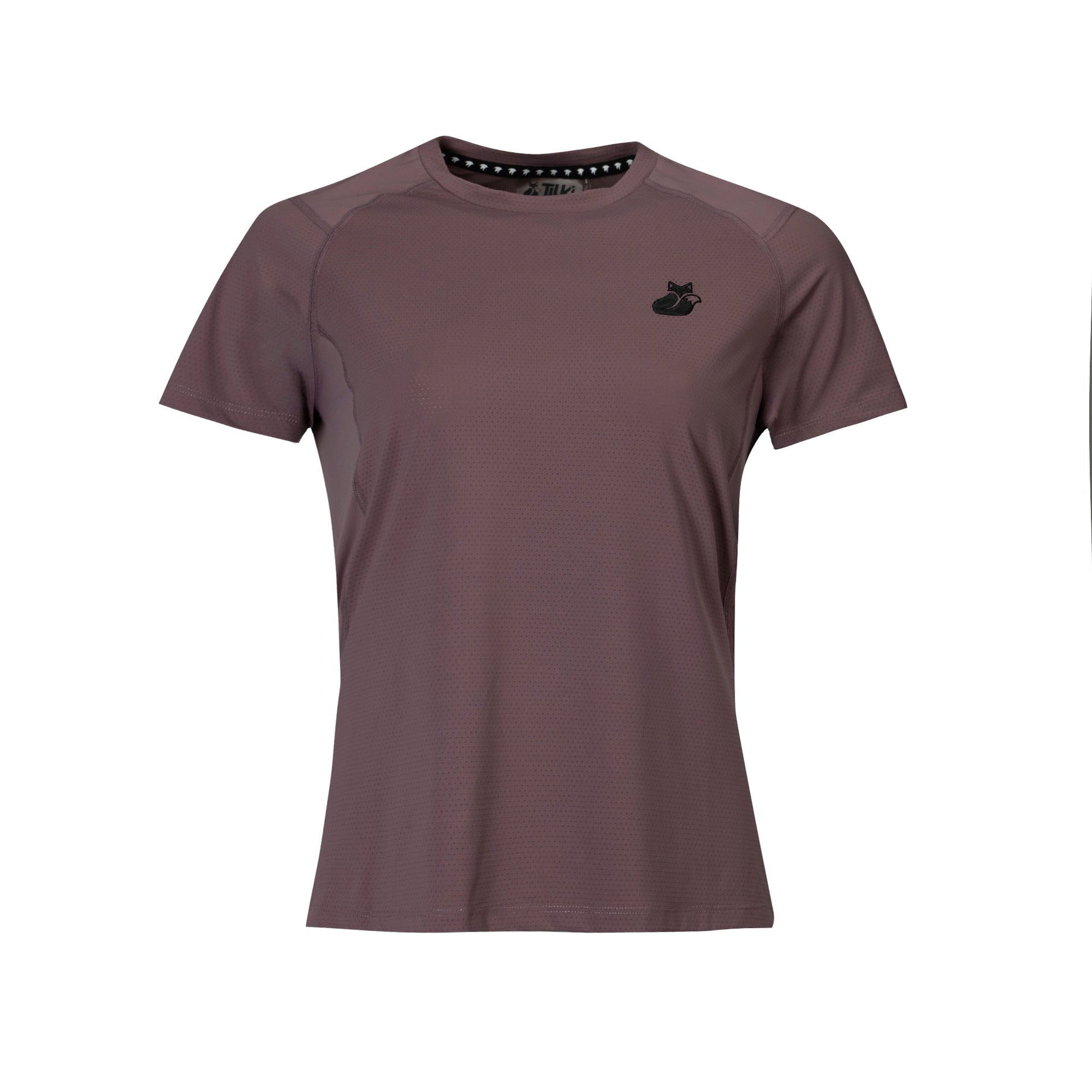 Polera Mix/Mesh Pro Mujer Tilki Lehinde Malva