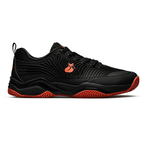 Zapatilla deportiva mujer Tilki ORTAK negro naranjo